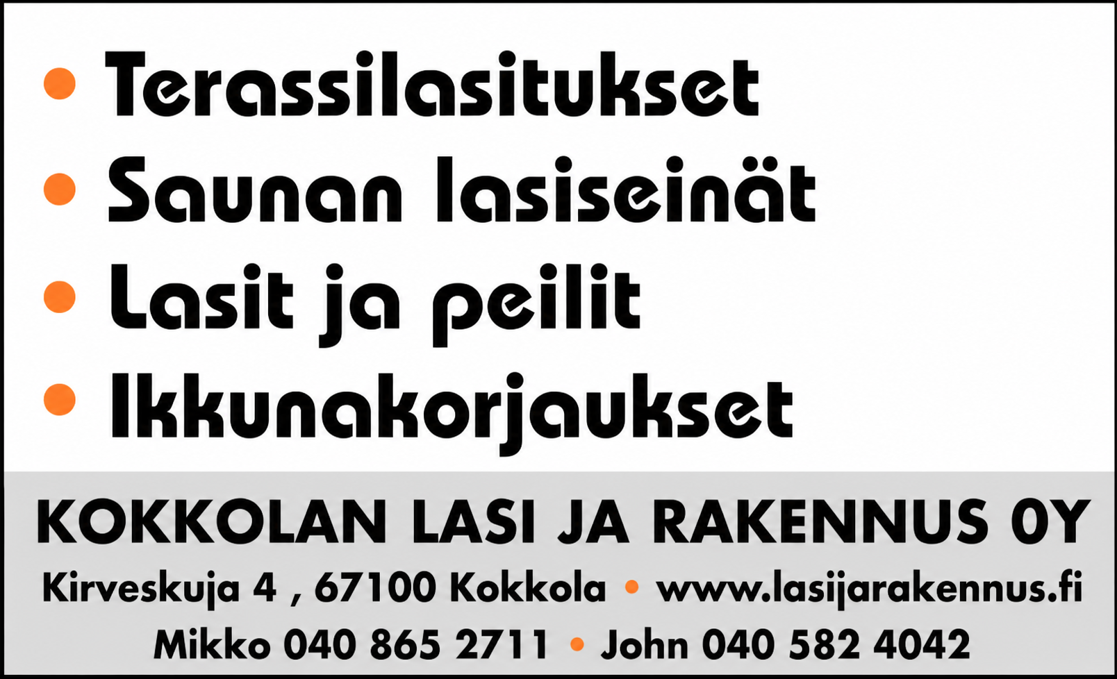 Kokkolan Lasi ja Rakennus