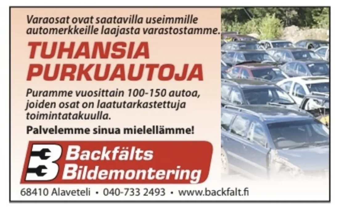 Backfält Bildemontering